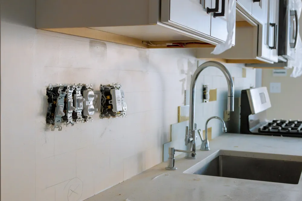 Under-Cabinet and Kitchen Island Circuit Installation